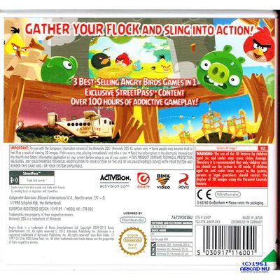 ANGRY BIRDS TRILOGY 3DS