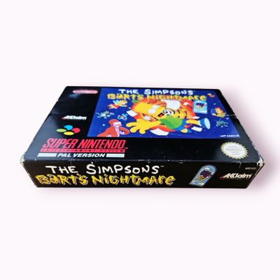 THE SIMPSONS BARTS NIGHTMARE SNES SCN