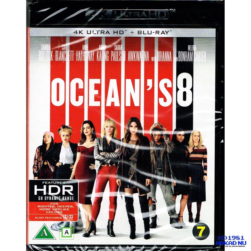 OCEANS 8 4K ULTRA HD + BLU-RAY