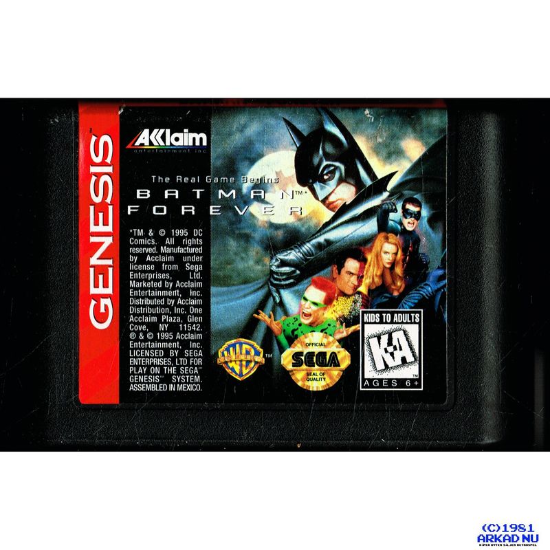 BATMAN FOREVER GENESIS / MEGADRIVE