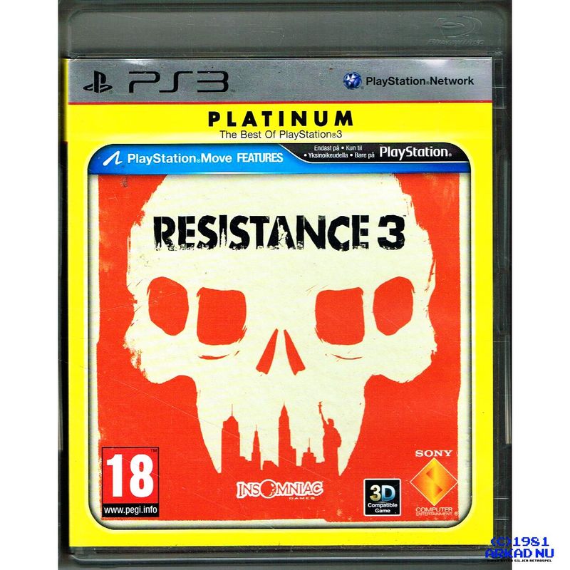 RESISTANCE 3 PS3