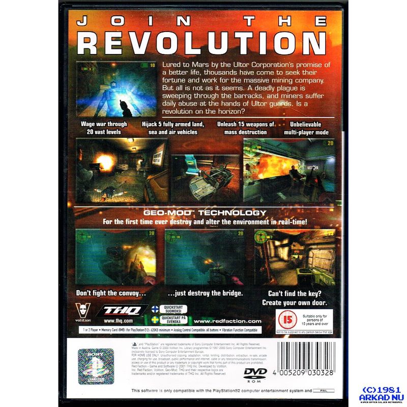 RED FACTION PS2