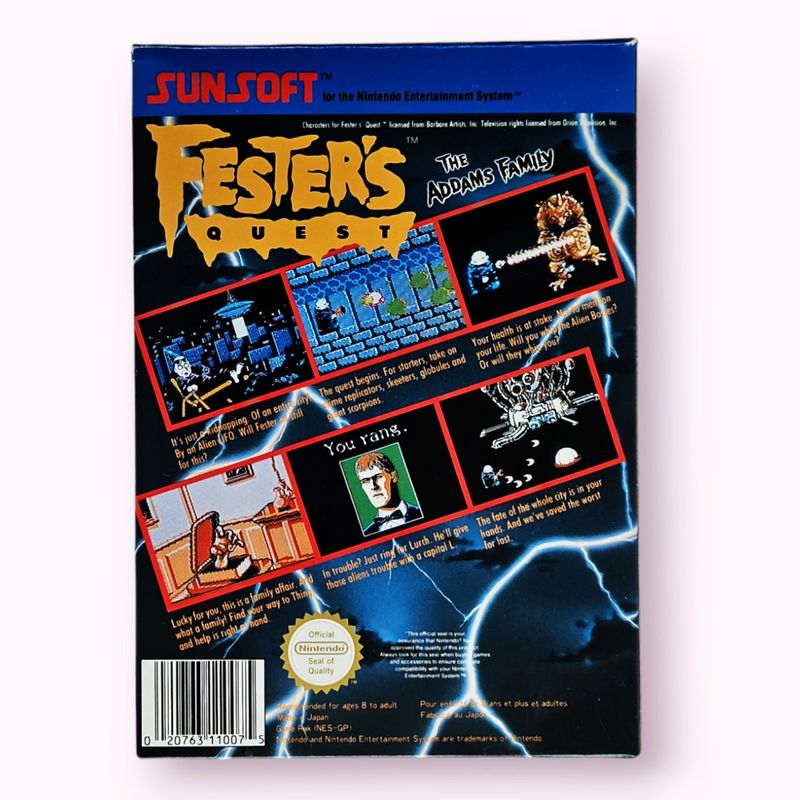 FESTERS QUEST NES SCN