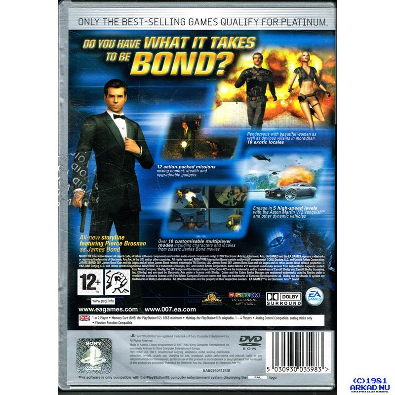 JAMES BOND 007 NIGHTFIRE PS2