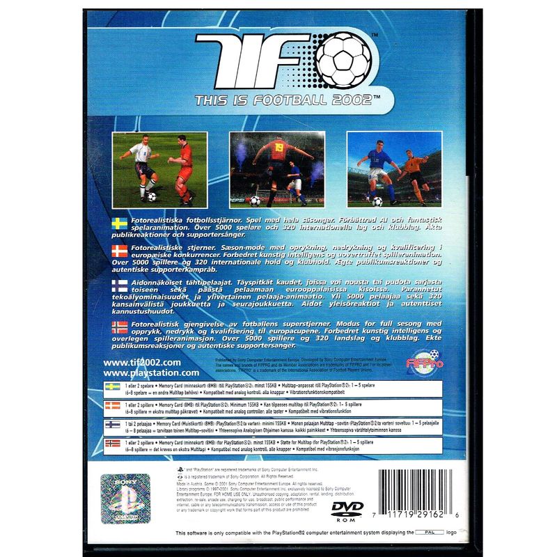 THIS IS FOOTBALL 2002 PS2