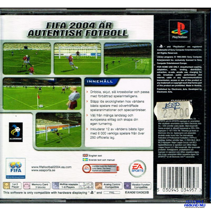 FIFA FOOTBALL 2004 PS1