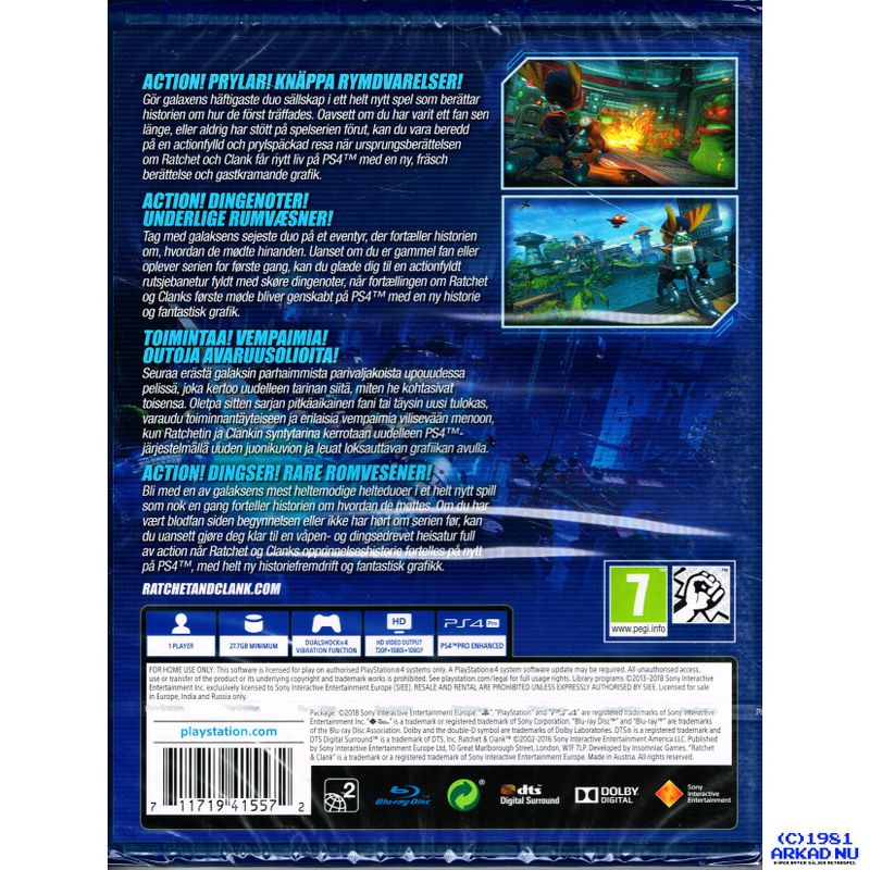 RATCHET & CLANK PS4