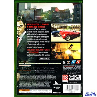 MAFIA II XBOX 360