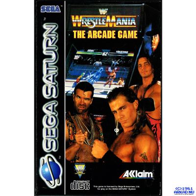 WWF WRESTLEMANIA THE ARCADE GAME SEGA SATURN