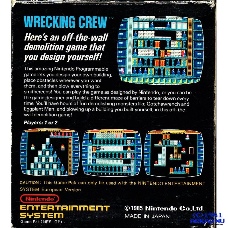 WRECKING CREW NES SCN