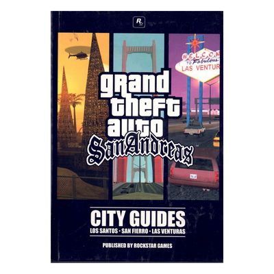 GRAND THEFT AUTO SAN ANDREAS CITY GUIDES MED DISK – PC