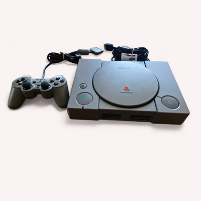 SONY PLAYSTATION 1 BASENHET CHIPPAD MED DUAL SHOCK KONTROLL BRA SKICK