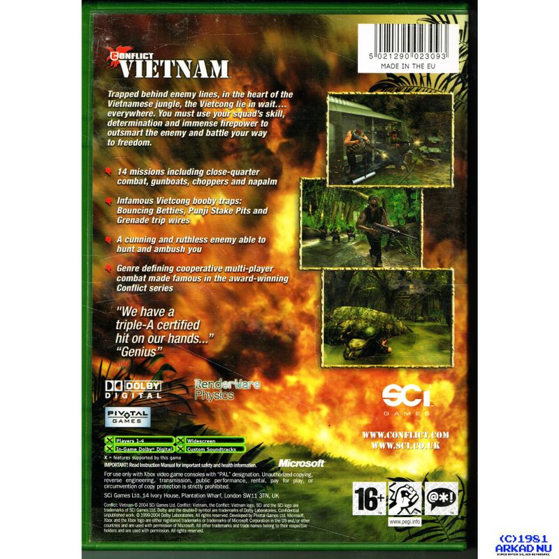 CONFLICT VIETNAM XBOX