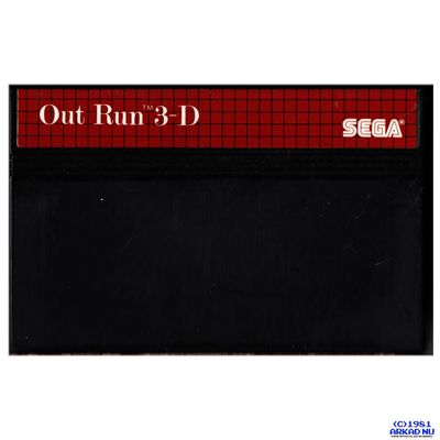 OUT RUN 3-D MASTER SYSTEM