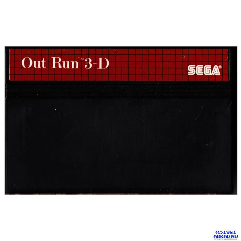 OUT RUN 3-D MASTER SYSTEM