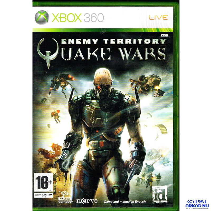 QUAKE WARS ENEMY TERRITORY XBOX 360