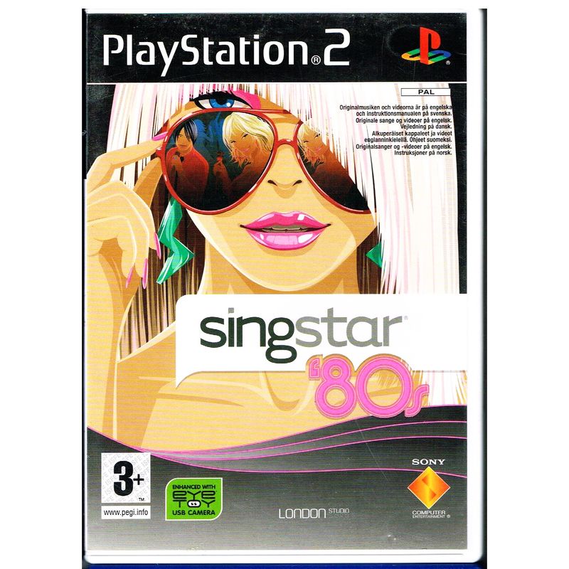 SINGSTAR 80S PS2