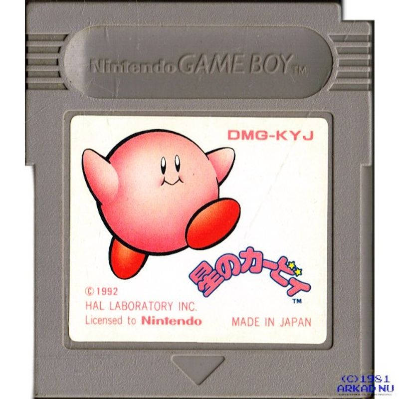 HOSHI NO KIRBY (KIRBYS DREAMLAND) GAMEBOY JAPANSK