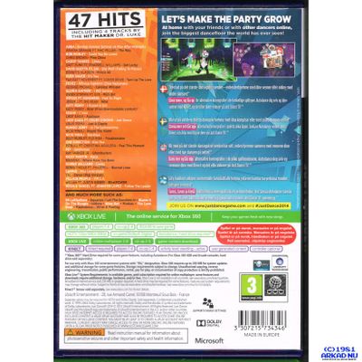 JUST DANCE 2014 XBOX 360