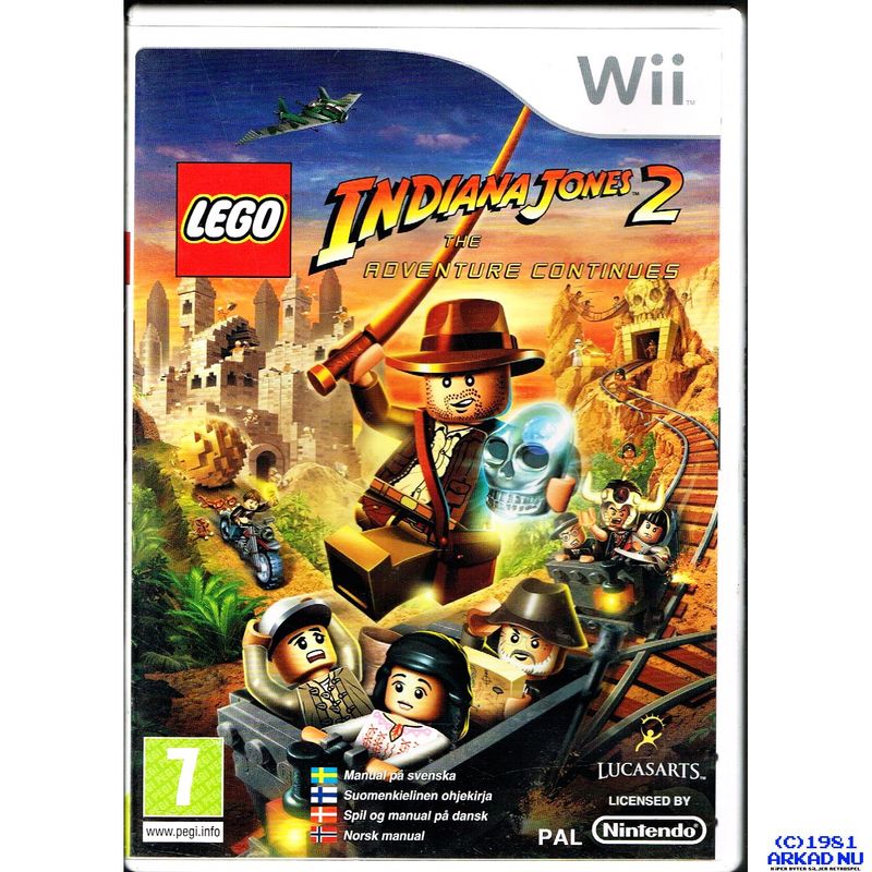 LEGO INDIANA JONES 2 THE ADVENTURE CONTINUES WII