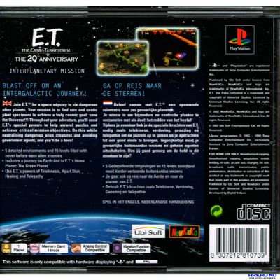 ET THE EXTRA TERRESTRIAL INTERPLANETARY MISSION PS1