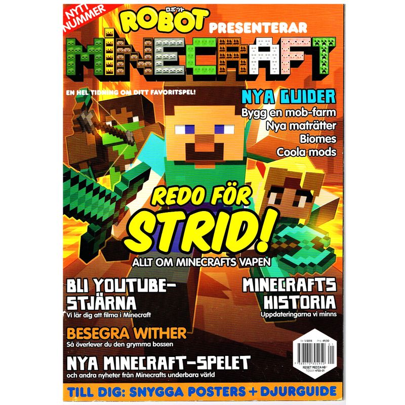 ROBOT PRESENTERAR MINECRAFT NR 1 2015