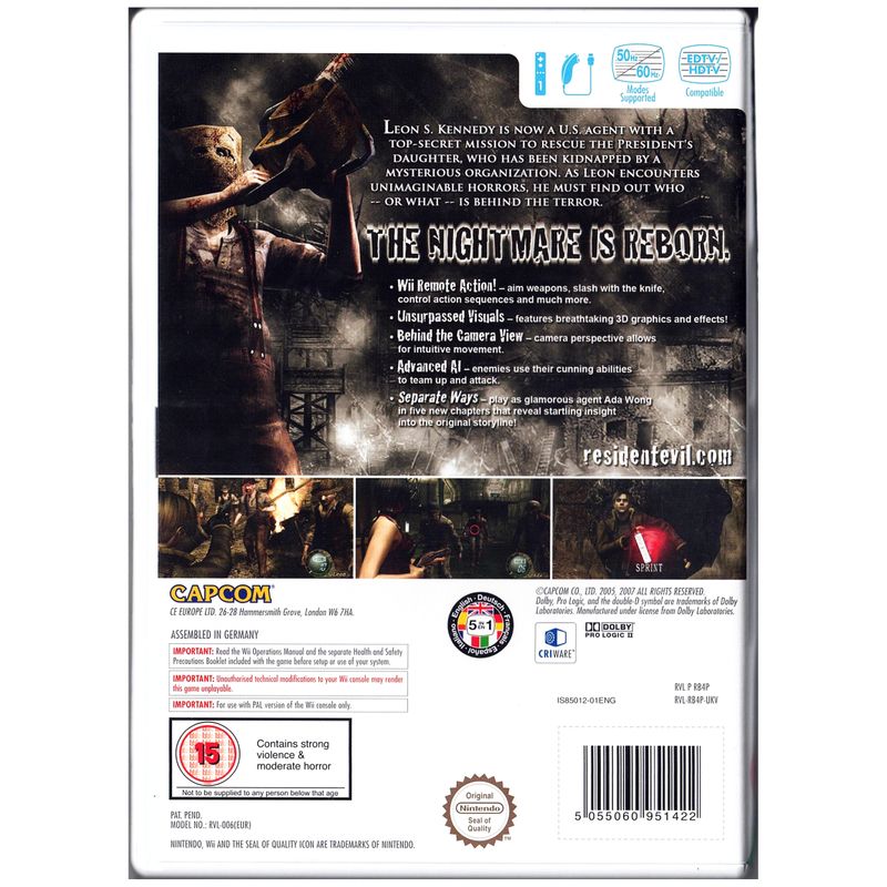 RESIDENT EVIL 4 WII EDITION