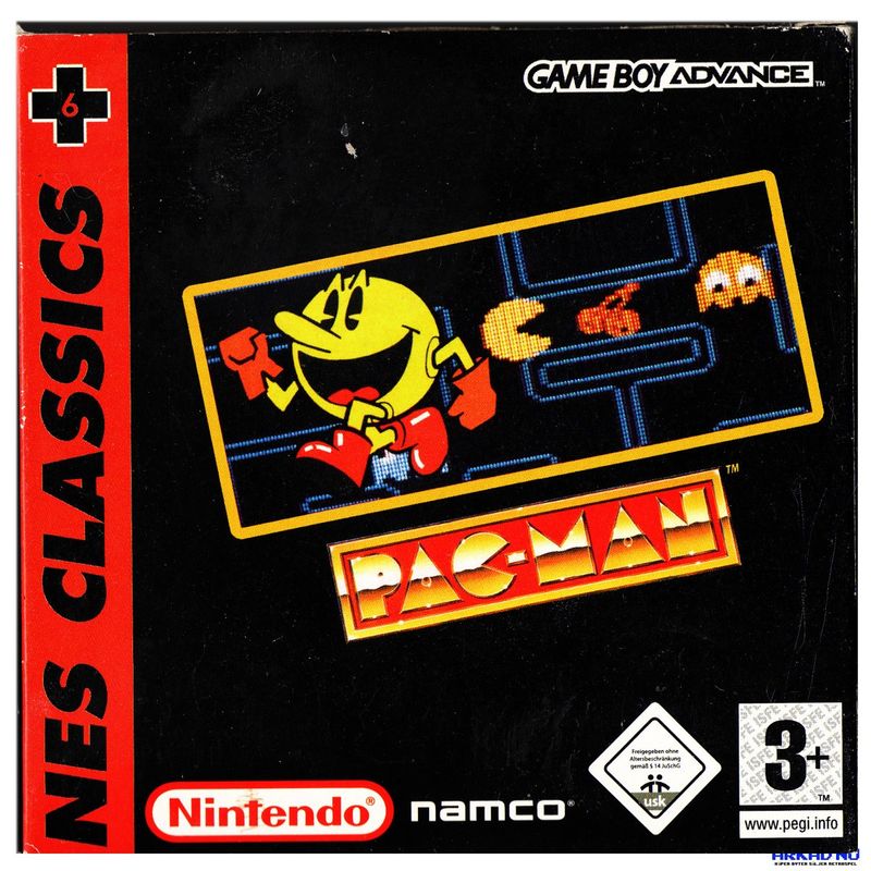 PAC-MAN NES CLASSICS GAMEBOY ADVANCE