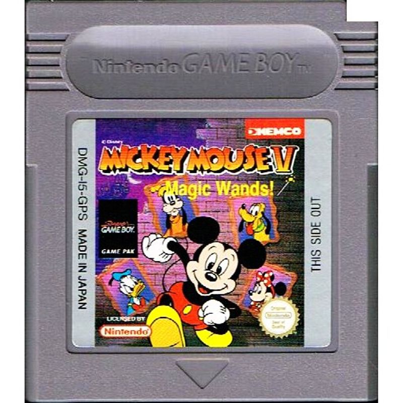 MICKEY MOUSE V MAGIC WANDS GAMEBOY MED SVENSK A4