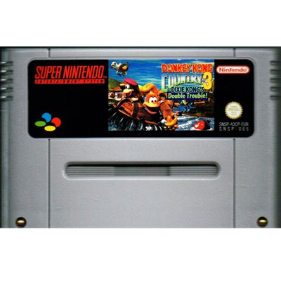 DONKEY KONG COUNTRY 3 DIXIE KONG'S DOUBLE TROUBLE SNES SCN