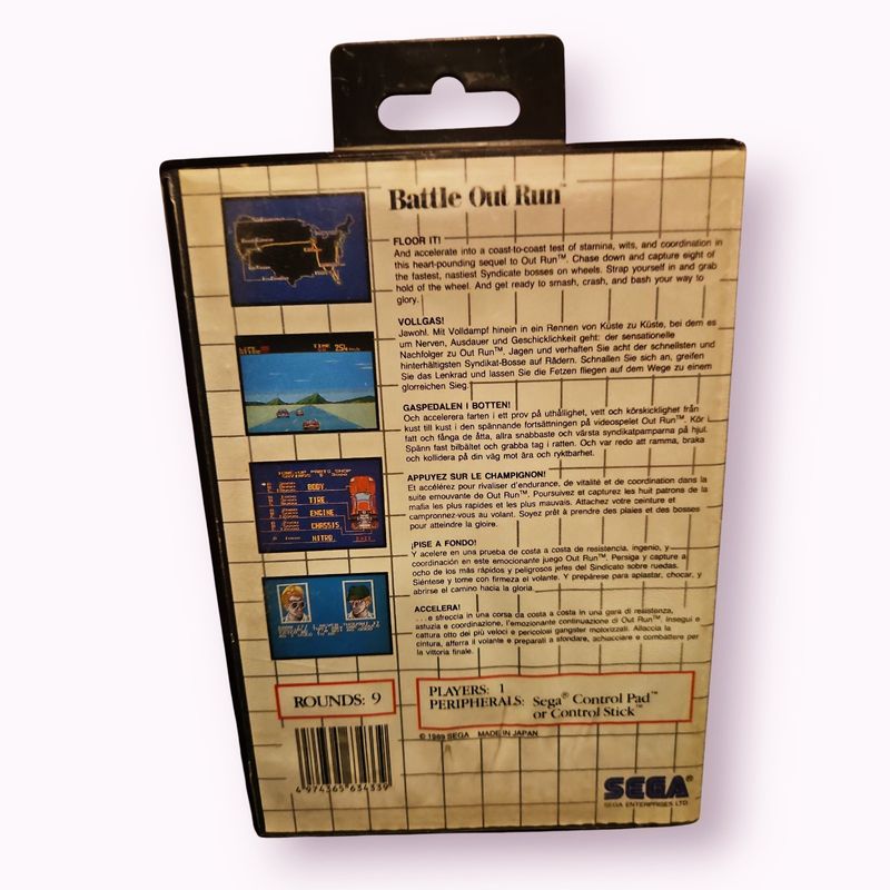 BATTLE OUT RUN MASTERSYSTEM