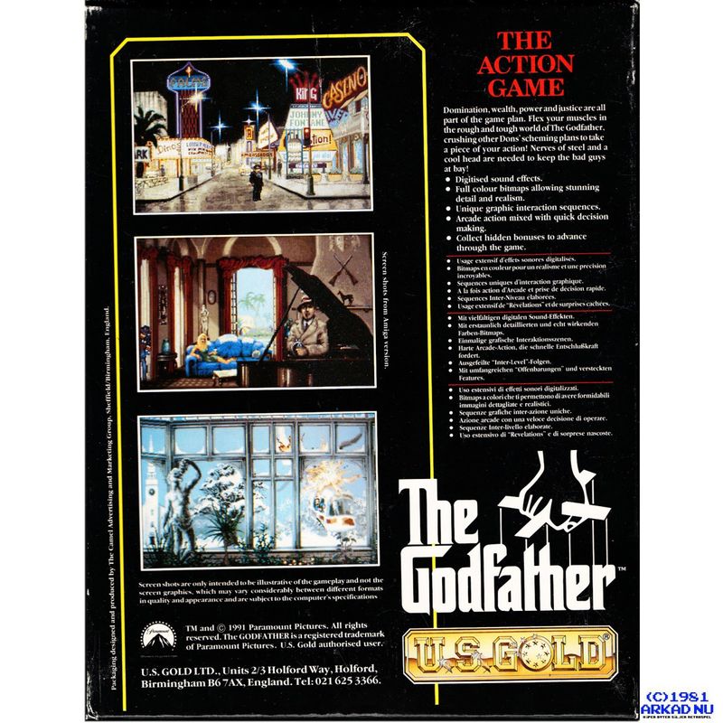 THE GODFATHER AMIGA