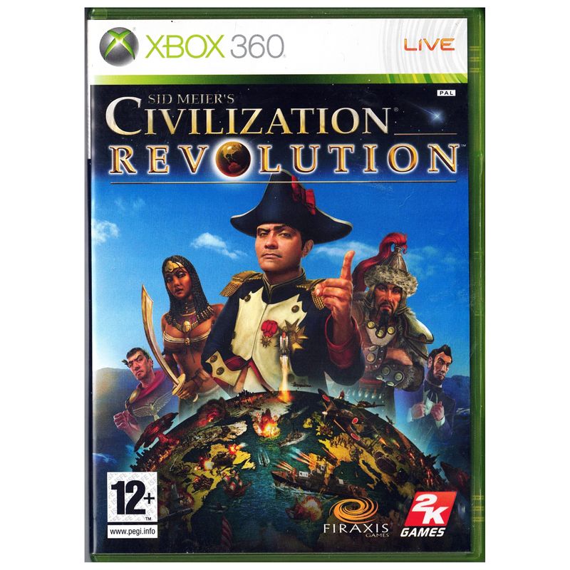 SID MEIERS CIVILIZATION REVOLUTION XBOX 360