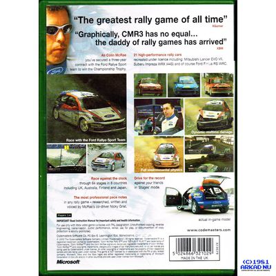 COLIN MCRAE RALLY 3 XBOX