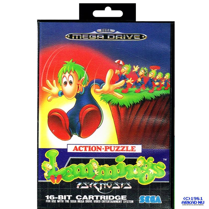 LEMMINGS MEGADRIVE