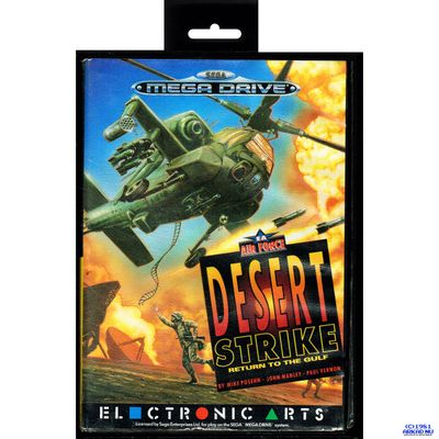 DESERT STRIKE RETURN TO THE GULF MEGADRIVE