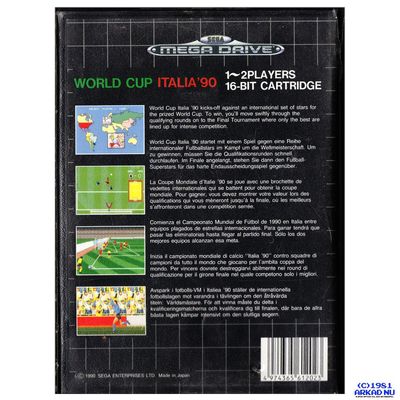 WORLD CUP ITALIA '90 MEGADRIVE