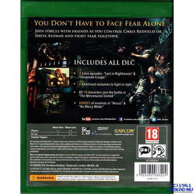 RESIDENT EVIL 5 HD XBOX ONE