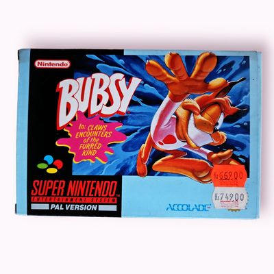 BUBSY IN CLAWS ENCOUNTERS OF THE FURRED KIND SNES