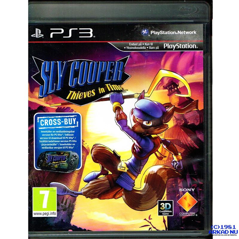 SLY COOPER THIEVES IN TIME PS3