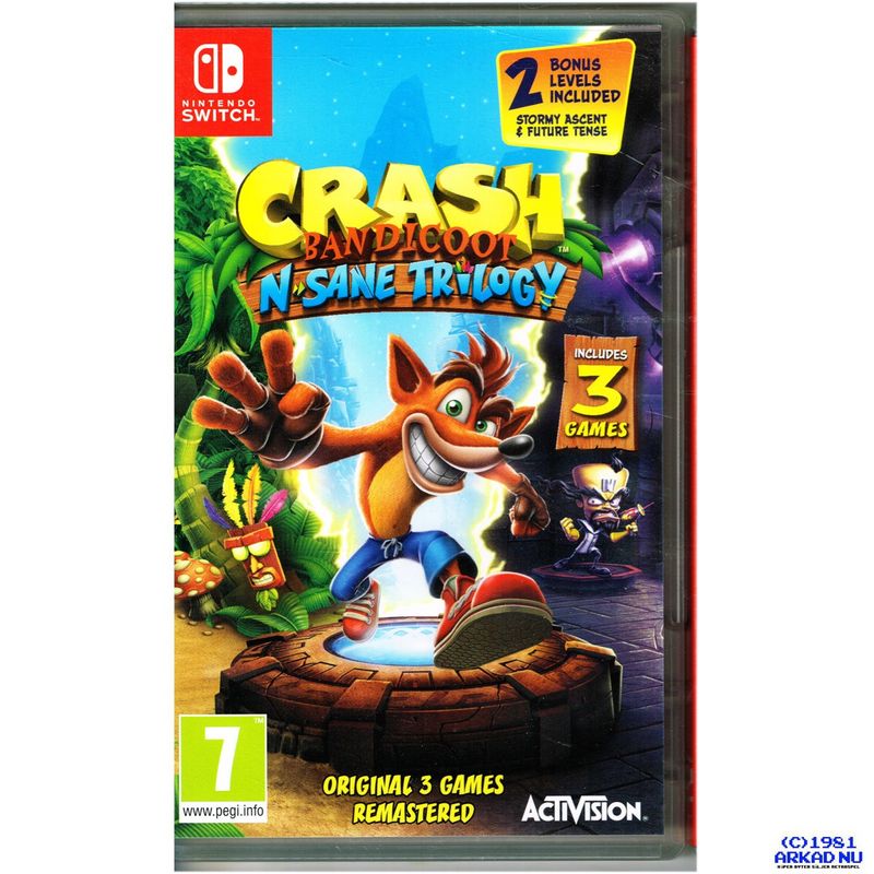 CRASH BANDICOOT N SANE TRILOGY SWITCH