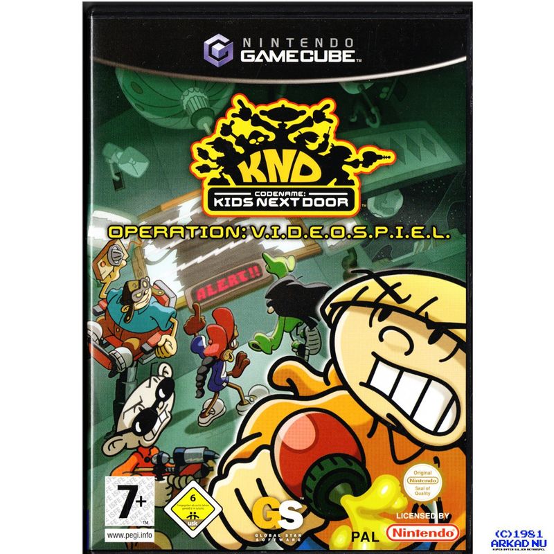 KND KIDS NEXT DOOR OPERATION VIDEOSPIEL GAMECUBE