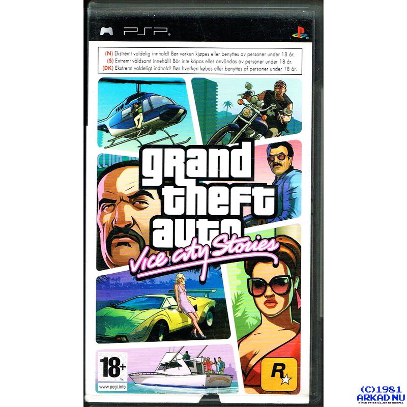 GRAND THEFT AUTO VICE CITY STORIES PSP