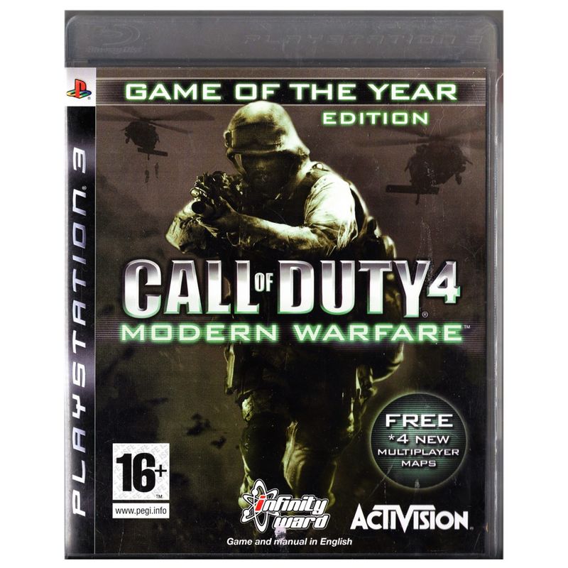 CALL OF DUTY 4 MODERN WARFARE GAME OF THE YEAR EDITION PS3