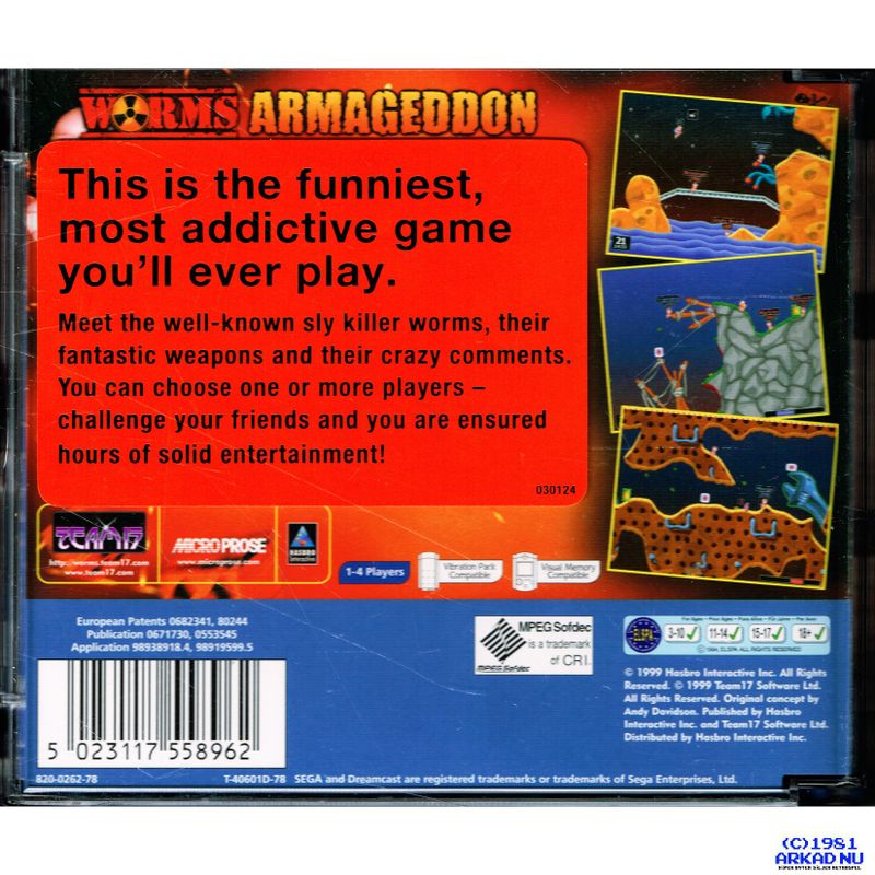 WORMS ARMAGEDDON DREAMCAST