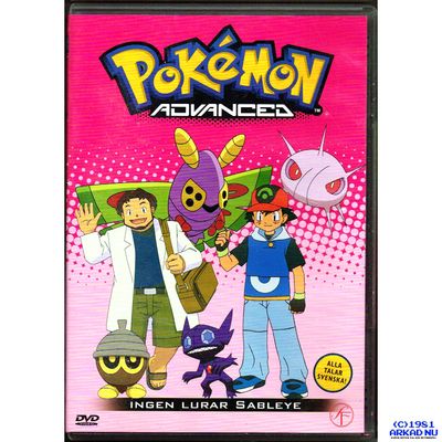 POKEMON ADVANCED INGEN LURAR SABLEYE DVD