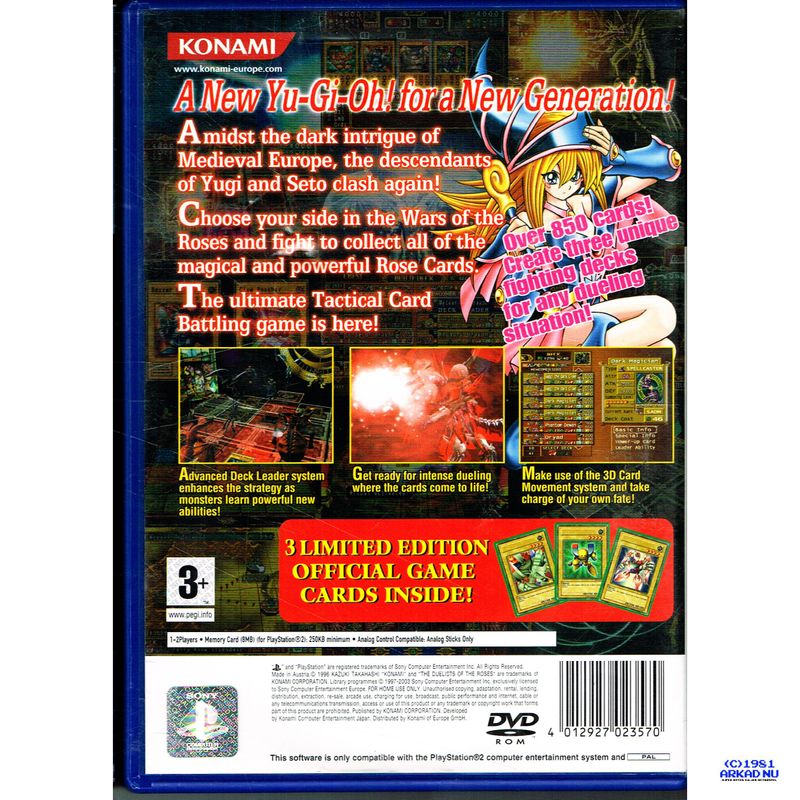 YU-GI-OH! THE DUELIST OF THE ROSES PS2