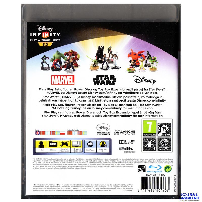 DISNEY INFINITY 3.0 PS3