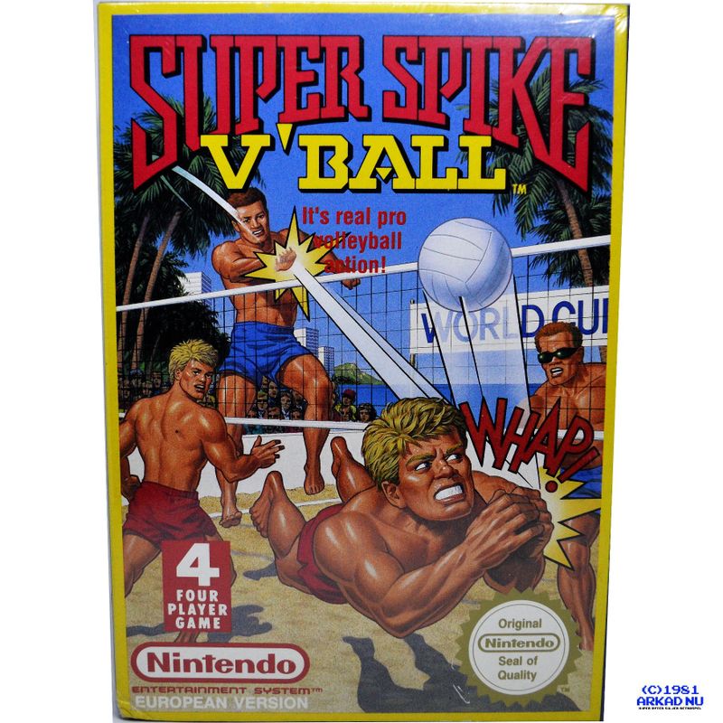 SUPER SPIKE VOLLEYBALL NES NYTT INPLASTAT