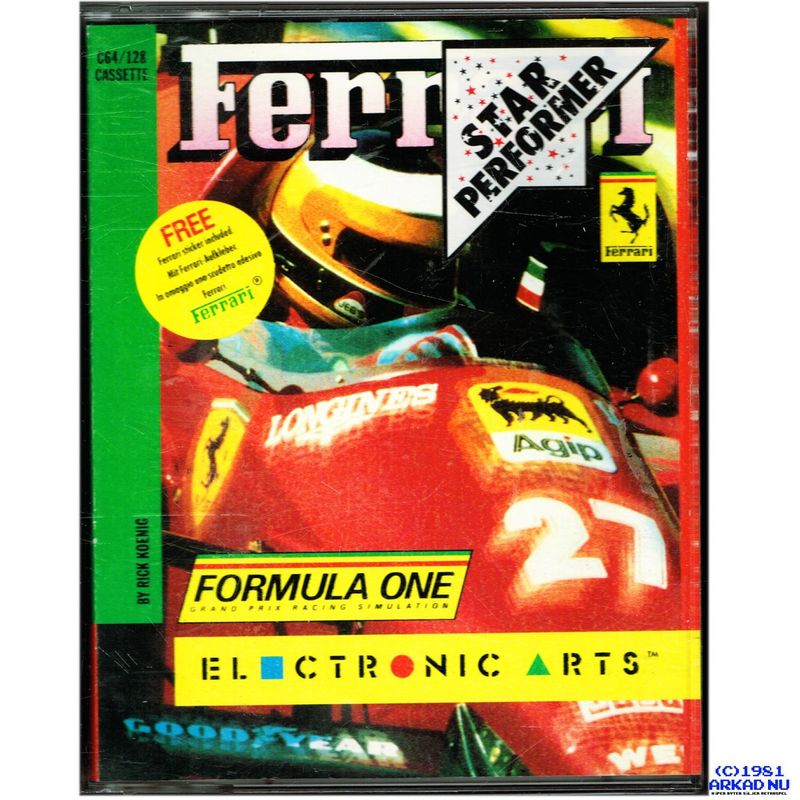 FERRARI FORMULA ONE C64 KASSETT